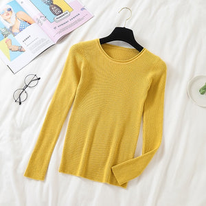 Women Knitted Sweaters Plus Size - Hyshina