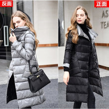 Load image into Gallery viewer, Women Double Sided Down Long Jacket - Hyshina
