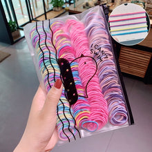 Load image into Gallery viewer, 1Pack 3 CM Random Colors Elastic Hair Bands - Hyshina
